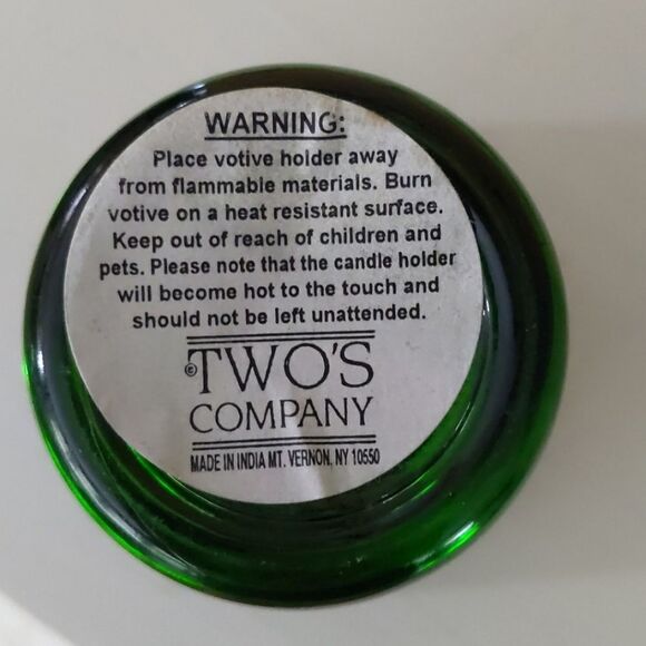 Mercury Lights Set Of 3 Glass Votive Candleholders - Picture 7 of 7